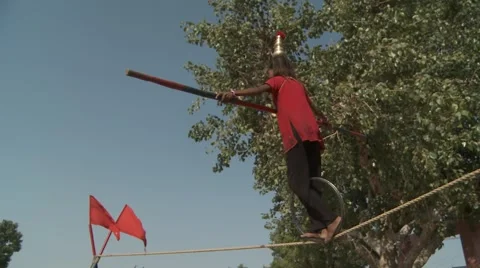 Indian rope trick Stock Footage 4923013