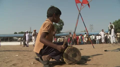 Indian rope trick Stock Footage 4925446