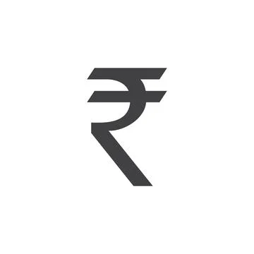 Indian Rupee icon Stock Illustration