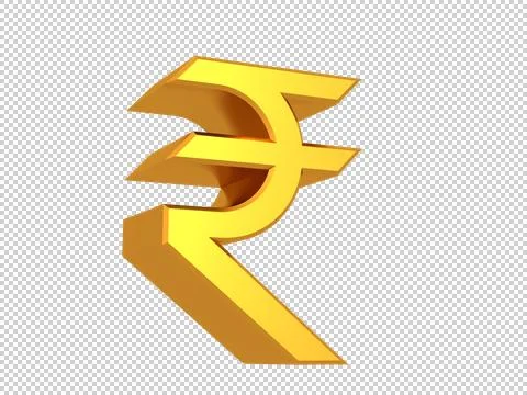 Indian Rupee Sign Stock Illustration