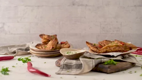 Indian samosas Stock Footage 169672378