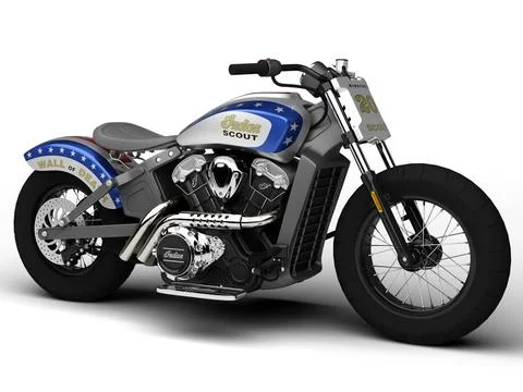 Indian Scout Wall of Death 2015 3D Model
