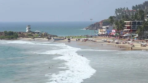 Indian Sea Beach Stock Footage 147554631