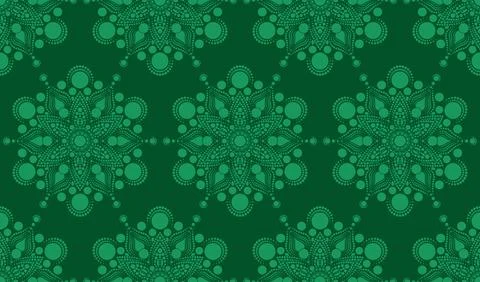 Indian seamless pattern. Paisley background ethnic style. Fabric design Rangoli Illustrazione stock