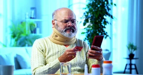 Indian senior man at home Stock Footage 343120518