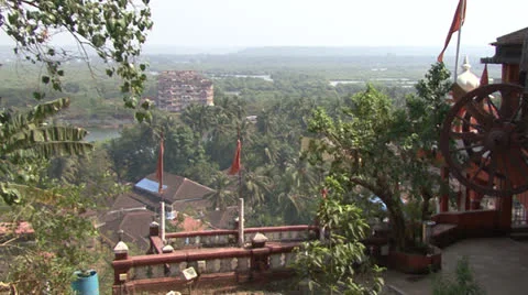 Indian Shiva temple Stock Footage 23834818