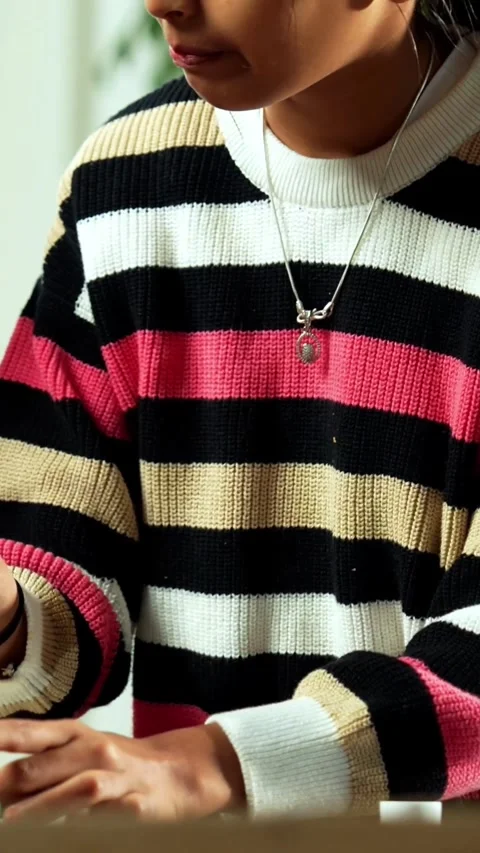 Indian siblings exploring creativity by painting on a canvas at home Stock Footage 343214445