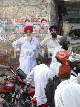 Indian Sikhs Stock Photos