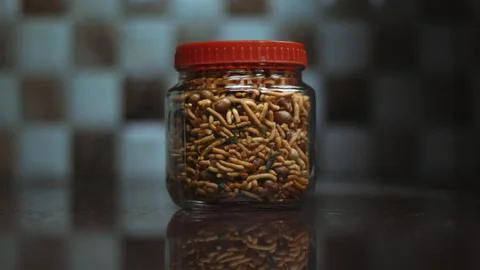 Indian snack (mixture) Stock Photos