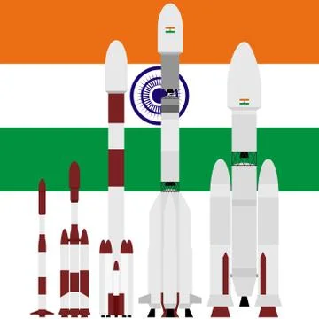 Indian spacecraft Stock Illustration