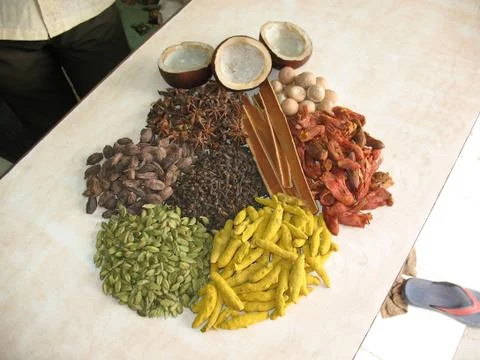 Indian spices close up Stock Photos