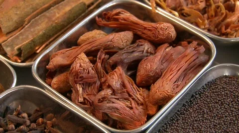 Indian spices Stock Footage 730664