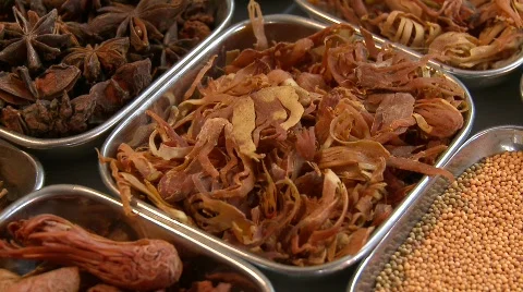 Indian spices Stock Footage 730759