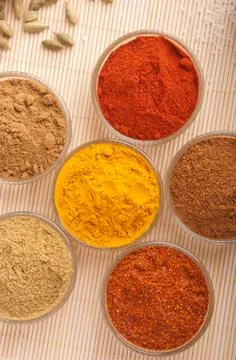 Indian spices Stock Photos