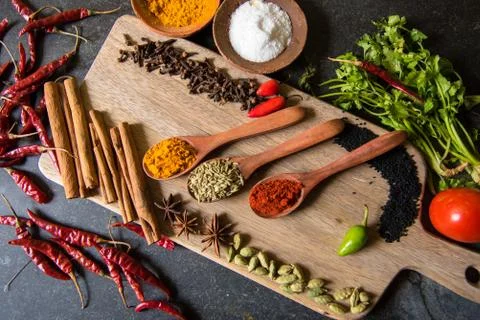 Indian spices Stock Photos