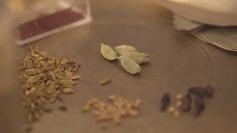 Indian Spices on Platter 動画素材 76997451
