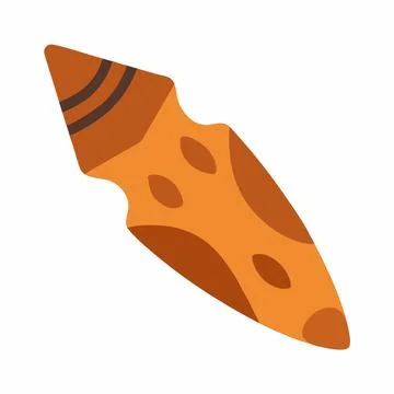 Indian-stone-tool Stock Illustration