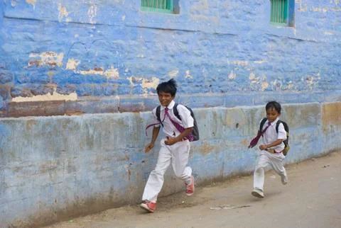 Indian Students Stock Photos