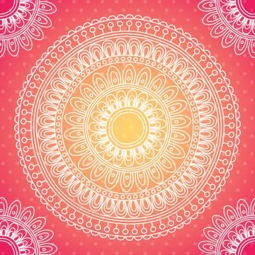 Indian style background Stock Illustration