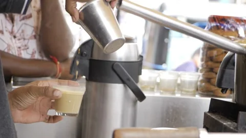 Indian Style Coffee - Brewing Your Way to Flavorful Elegance Stock Footage 315867261