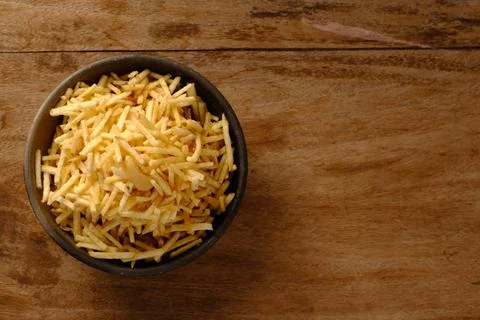 Indian style deep fried snacks falahari chivda- chivda or mixture namkeen wit Stock Photos