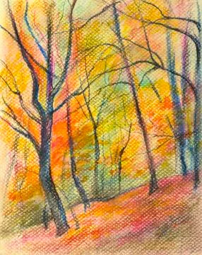 Indian summer Stock Illustration