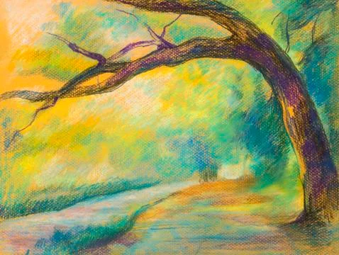 Indian summer Illustrazione stock