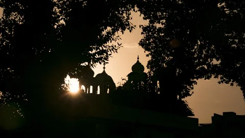 Indian Sunset timelapse Video stock 113824274