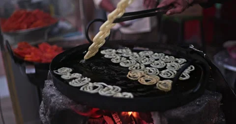 Indian Sweets and desert Stock Footage 321667689