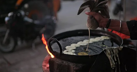 Indian Sweets and desert Stock Footage 321667697