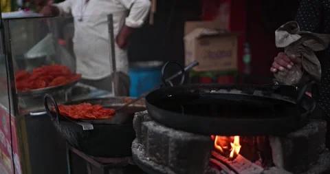 Indian Sweets and desert Stock Footage 321667804