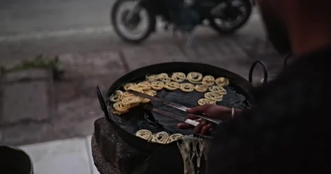 Indian Sweets and desert Stock Footage 321667832