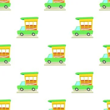 Indian taxi pattern seamless vector Stock Illustration