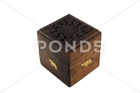 Indian Tea box, Isolated Stock Photos