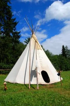 Indian teepee Stock Photos