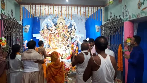 Indian temple Stock Footage 118436016