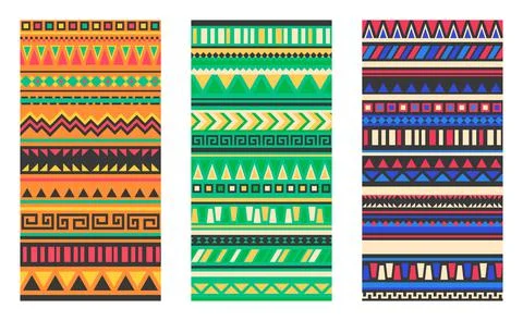 Indian tent cloth pattern seamless pattern Gift Wrap wallpaper background Stock Illustration