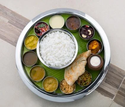 Indian thali Stock Photos