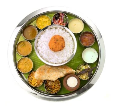 Indian thali Stock Photos