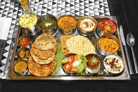 Indian Thali Stock Photos