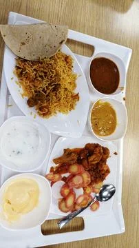 Indian Thali Stock Photos