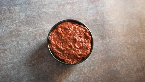 Indian tomato pickle Stock Footage 152208028