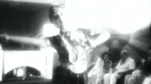 Indian Traditional Folk Dance Performance V8.2 - Vintage Super8 Film Video stock 11359659