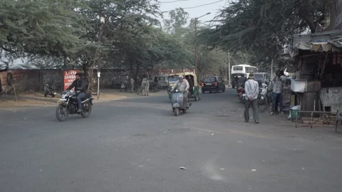 Indian traffic Stock Footage 111331736