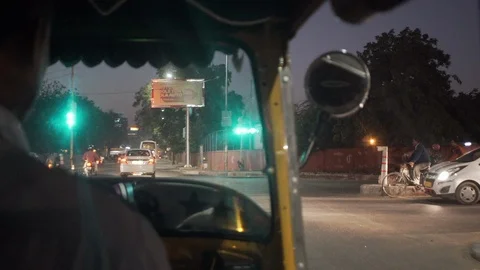 Indian traffic Stock Footage 111334454
