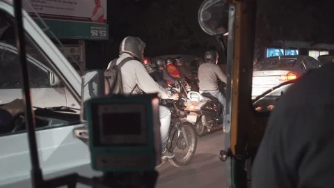 Indian traffic Stock Footage 111334481