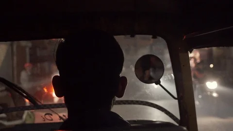 Indian traffic Stock Footage 111384203