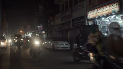 Indian traffic Stock Footage 111384569