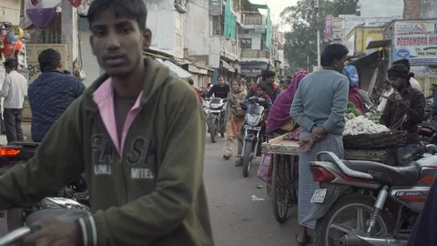 Indian traffic Stock Footage 111384718