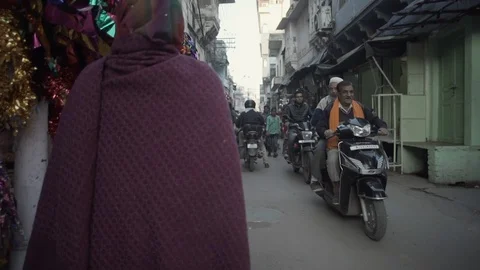 Indian traffic Video stock 111476353